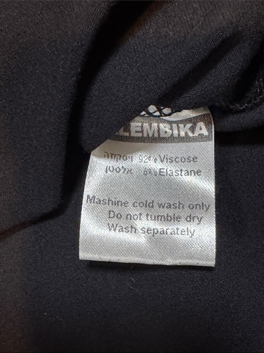 Alembika Essential Asymmetrical Tank Top Black size 2 (8-10) - Picture 7 of 12